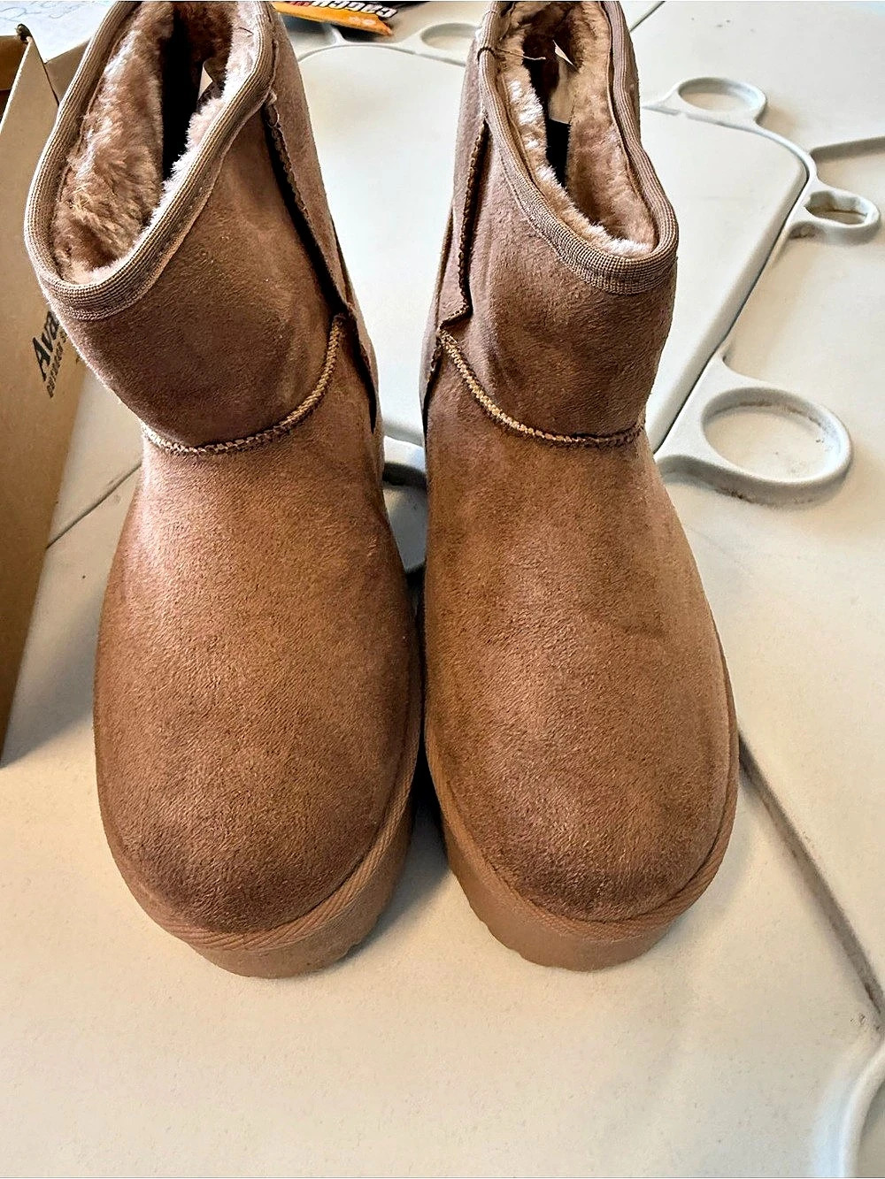 Avalanche Cozy Winter Boots Brown US 6